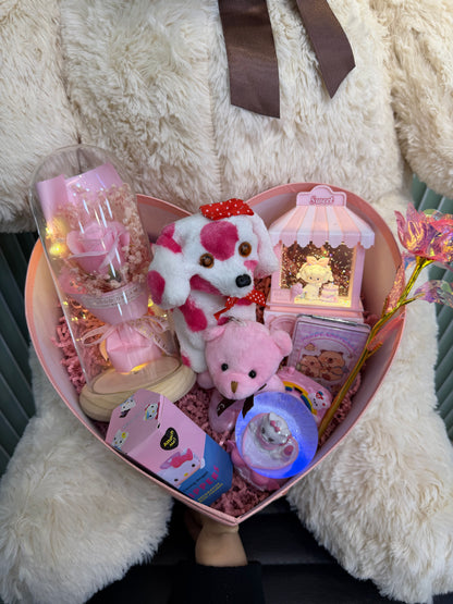 Büyük Boy Ayıcıklı Romantik Sevgili Kutusu