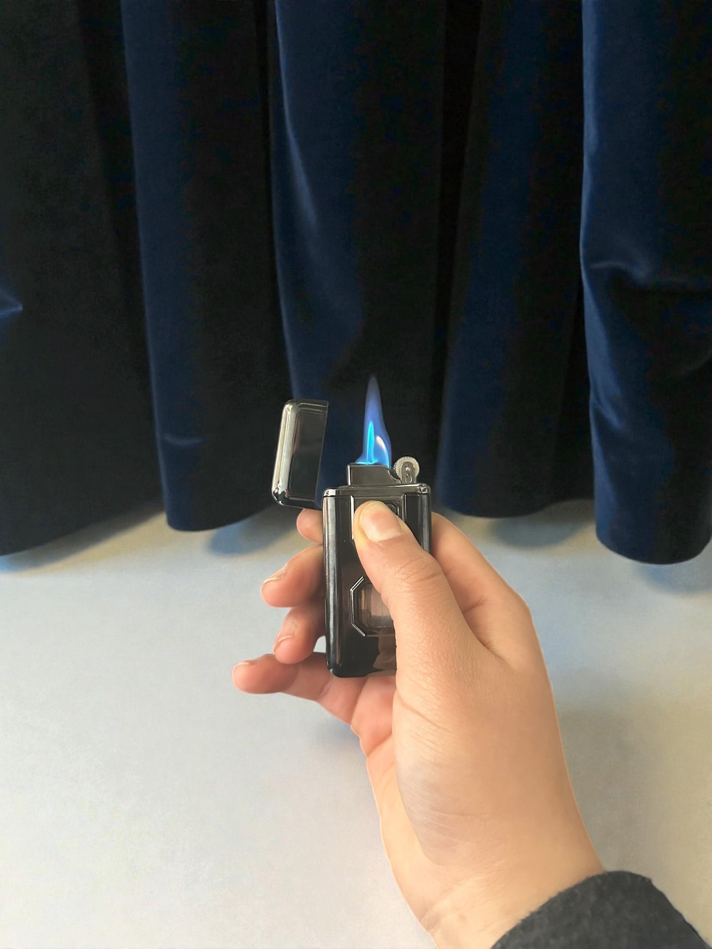 Çift Alevli Taşlı Lüx Gazlı Çakmak