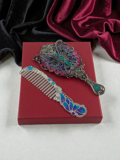 Vintage Taraklı Ayna Seti