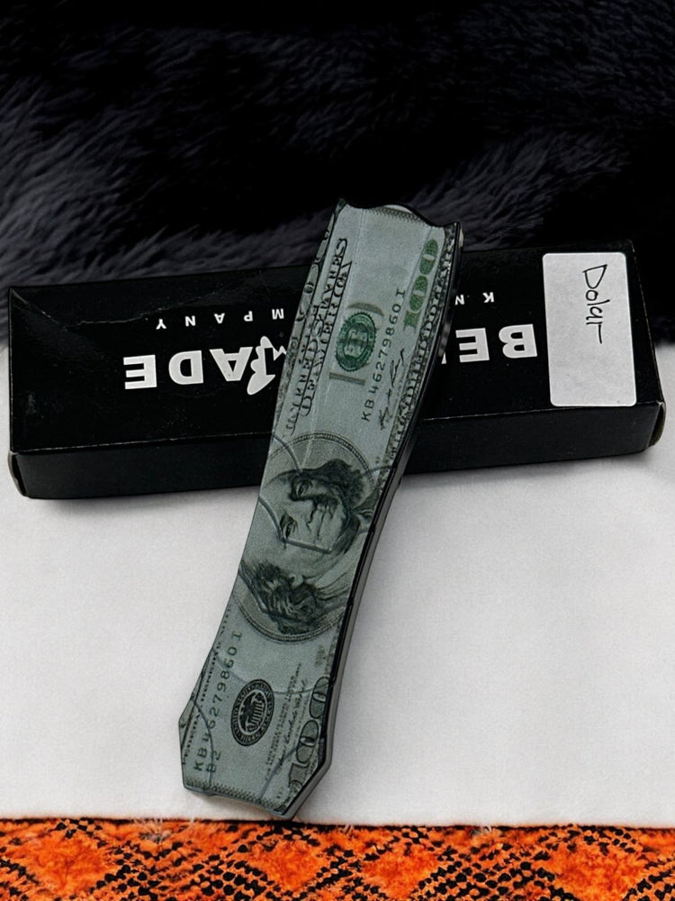 Benchmade Renkli İçten Çıkmalı Çakı 0879 Dolar Desenli