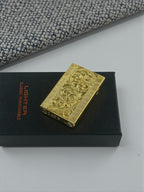 Lüx Kabartmalı Dupont Model Metal Çakmak