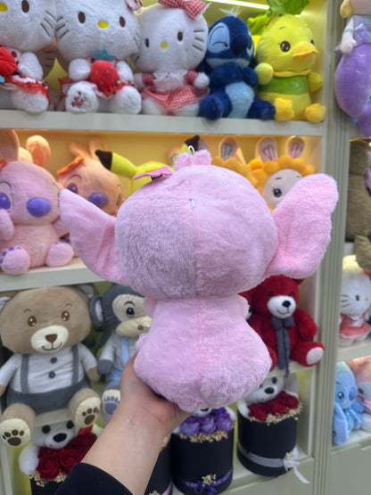 Stitch Uzun Kulaklı Pembe Peluş