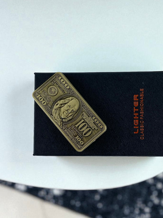 Dolar Şeklinde Renkli Alevli Çakmak