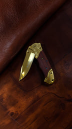 Sibirya Gold Kahve Ahşap Çakı S2035