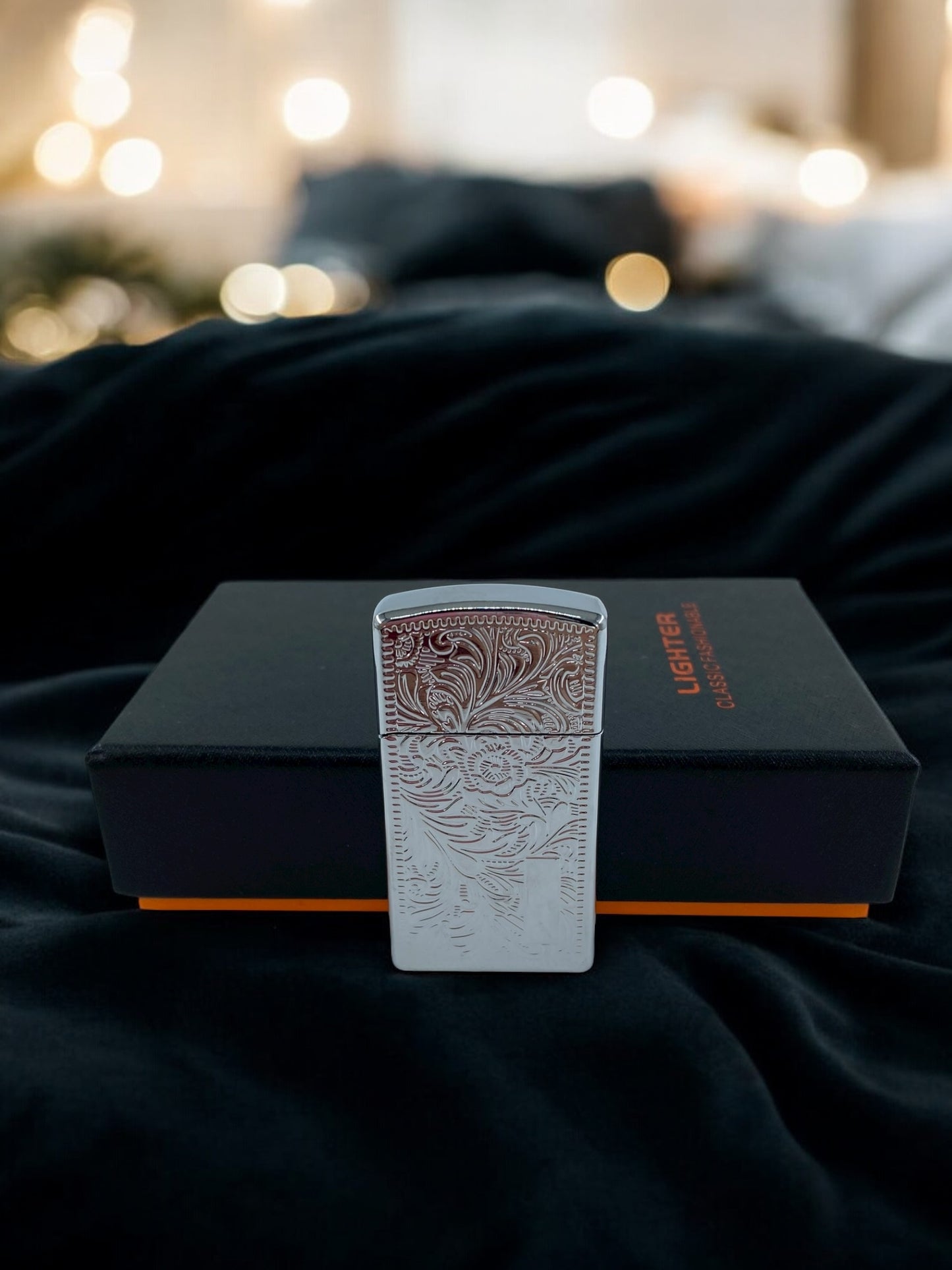 Vintage Gümüş Gazlı Çakmak