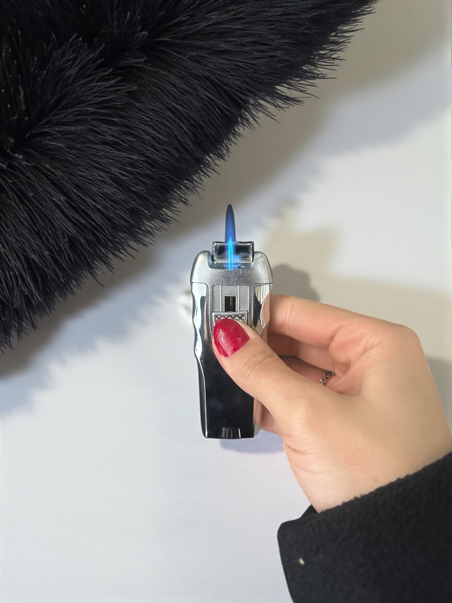 Metal Pürmüzlü Gazlı Çakmak