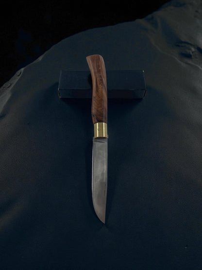 Ceviz Saplı Paslanmaz Çelik Av Bıçağı