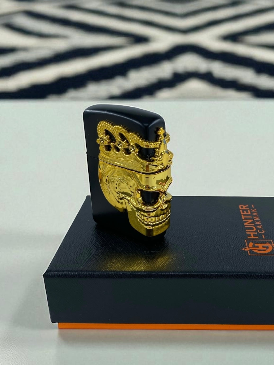 Kuru Kafa Zippo Çakmak 3666