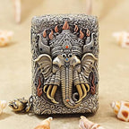 Ganesha / Altı Dişli Fil (King of Elephants) Orjinal Limited Edition Asya Zipo