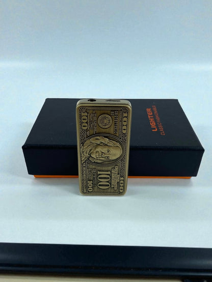 Dolar Şeklinde Renkli Alevli Çakmak