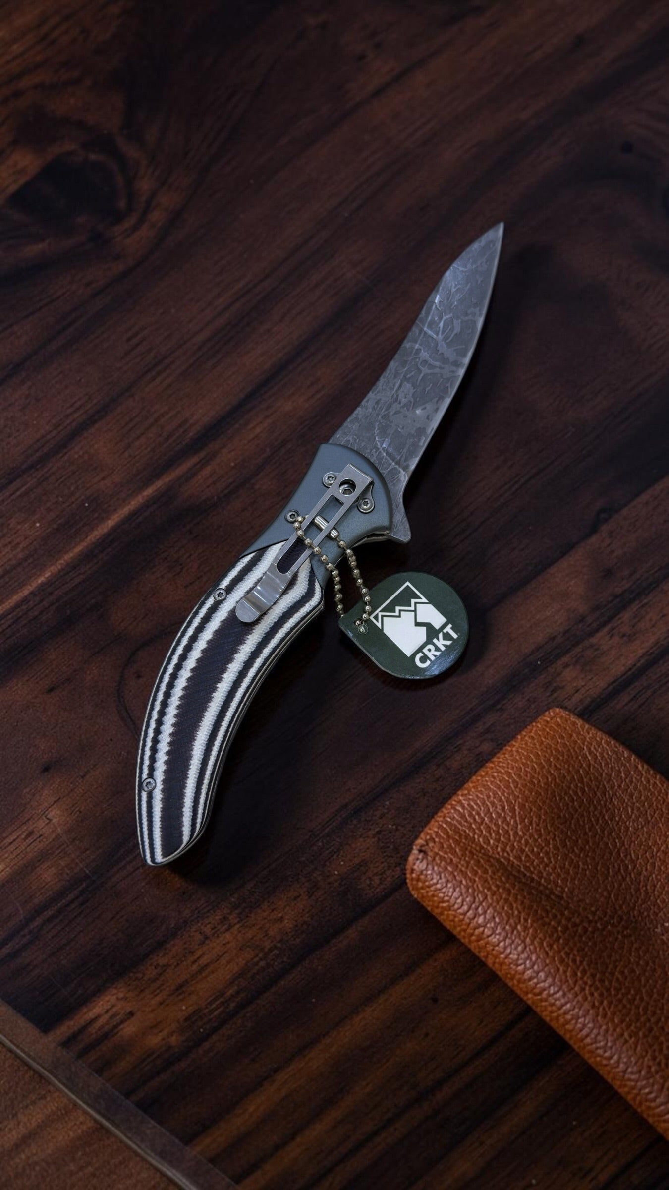 Orjinal Crkt Çakı Fiber Damas Cr0029