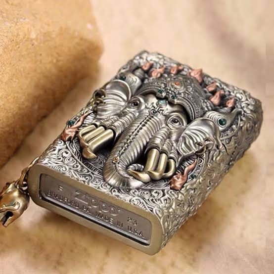 Ganesha / Altı Dişli Fil (King of Elephants) Orjinal Limited Edition Asya Zipo