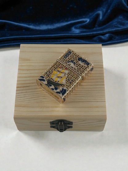 Chief İşlemeli Lüx Benzinli Çakmak