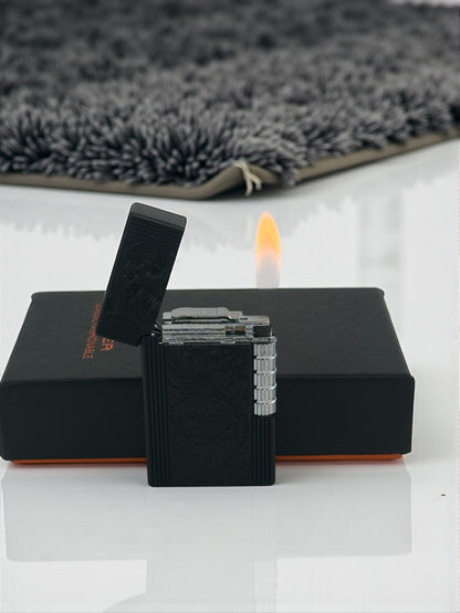 Lüx Kabartmalı Dupont Model Metal Çakmak