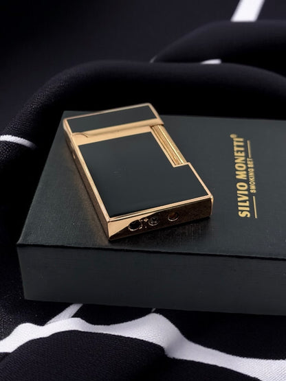 Silvio Monetti Taşlı Dupont Model Çakmak