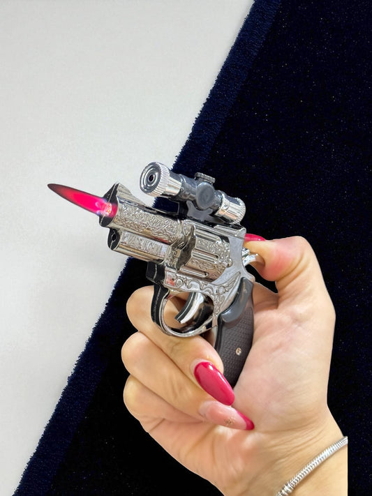 Lazerli Mini Tabanca Çakmak 3216