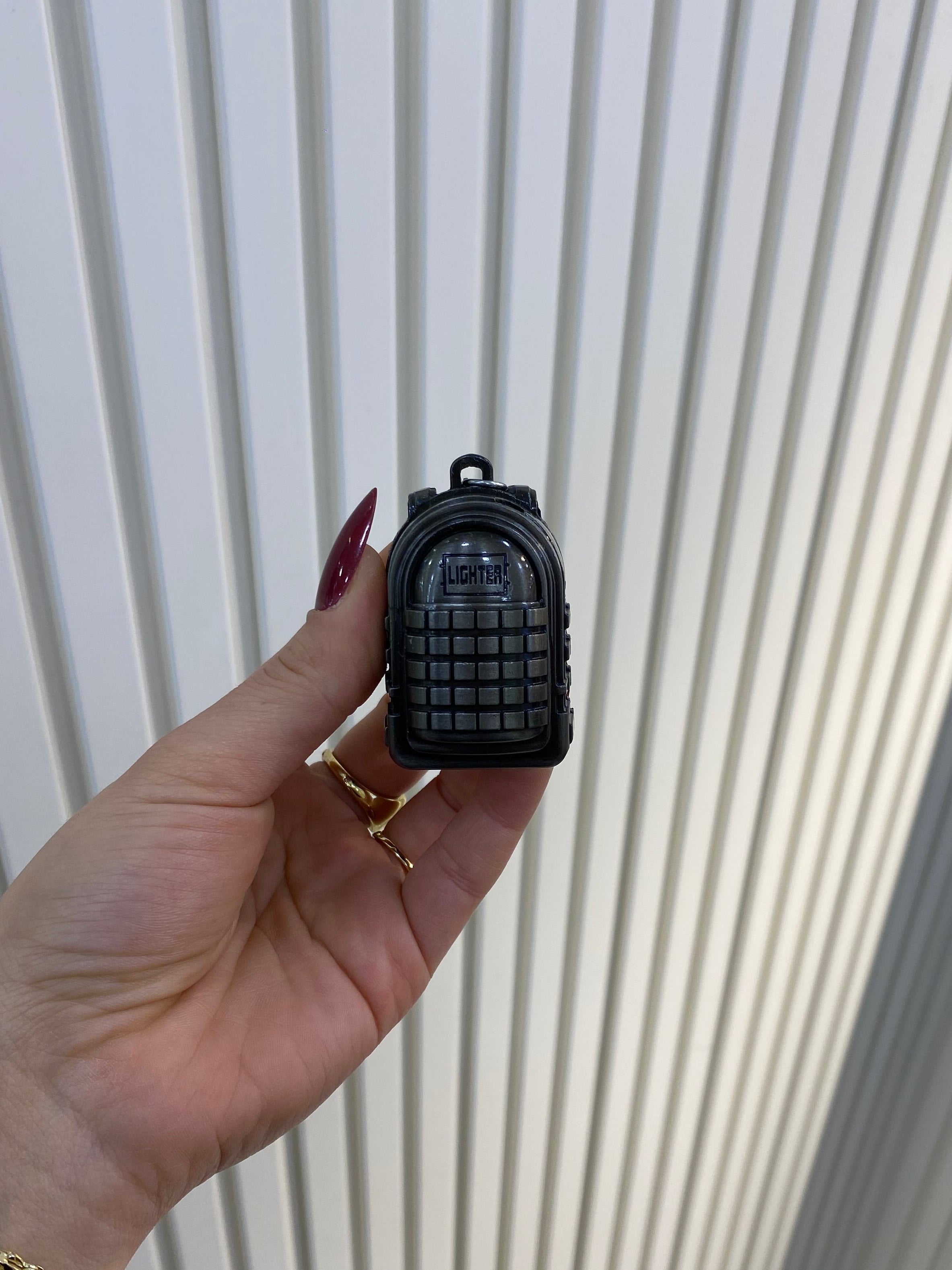 Pubg Model Sırt Çantası Şeklinde Gazlı Çakmak Anahtarlık 5600