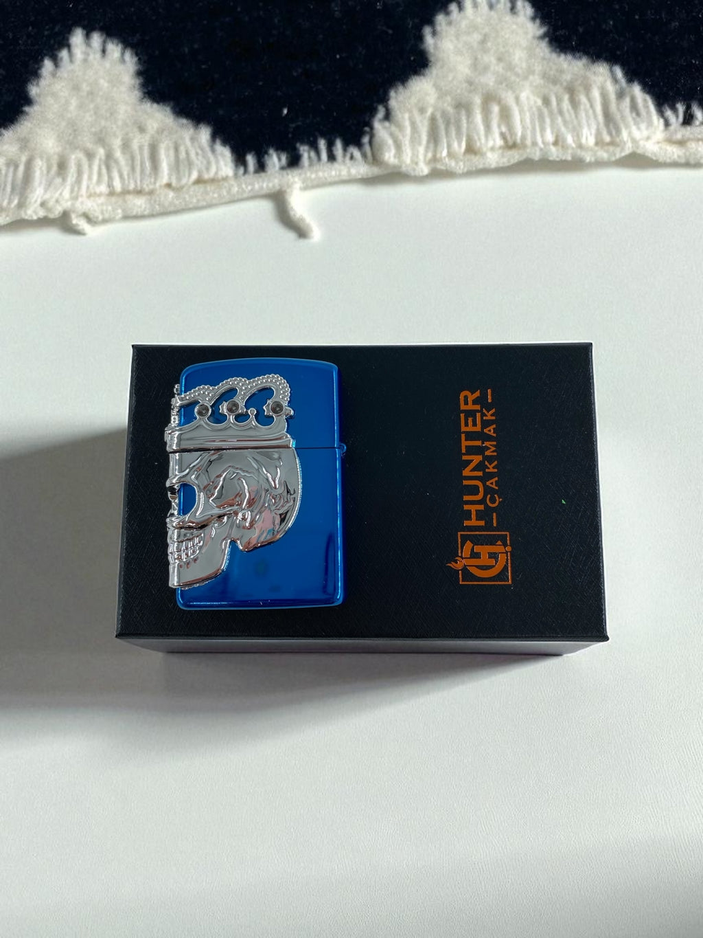 Kuru Kafa Zippo Çakmak 3666