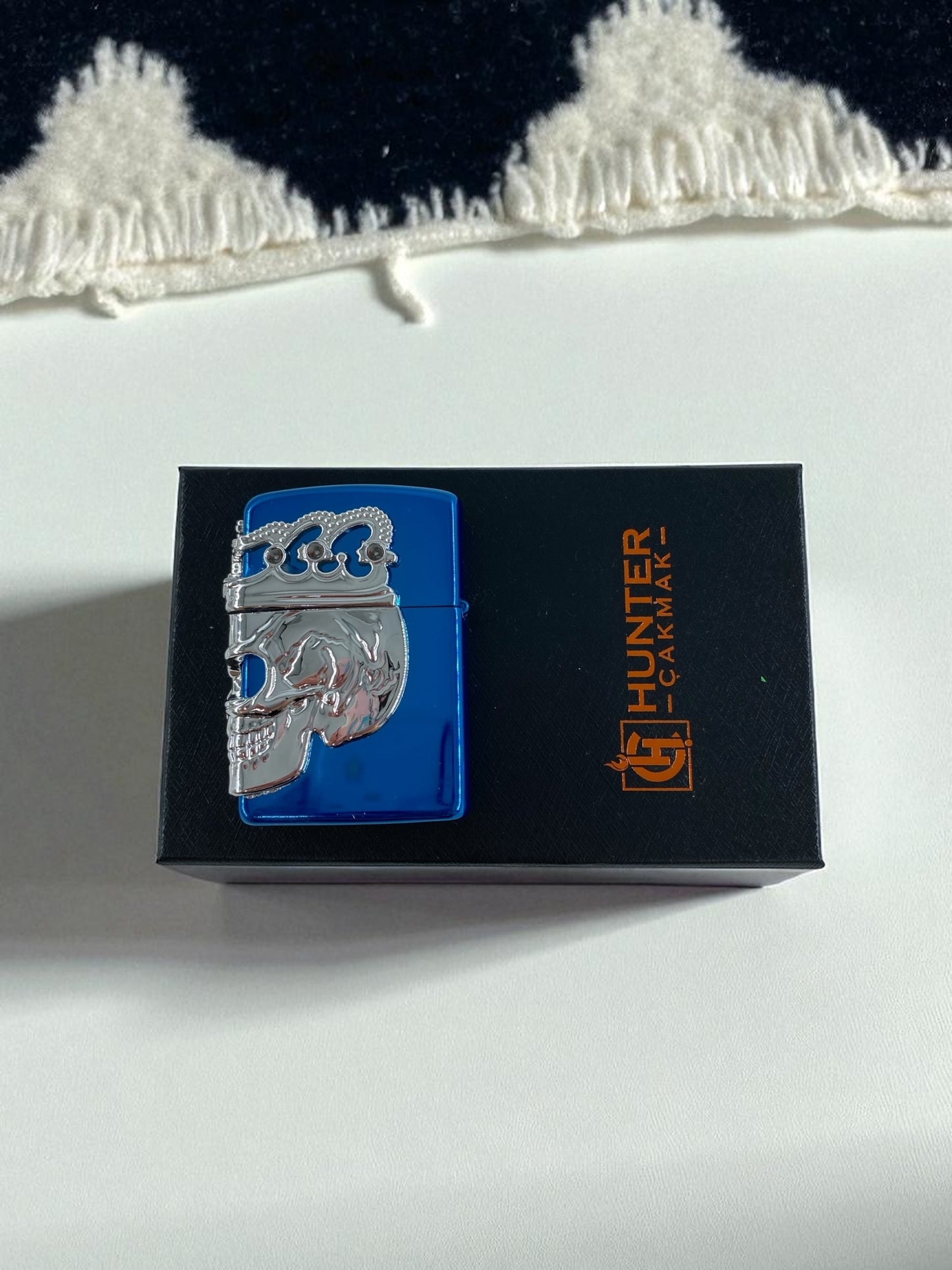 Kuru Kafa Zippo Çakmak 3666