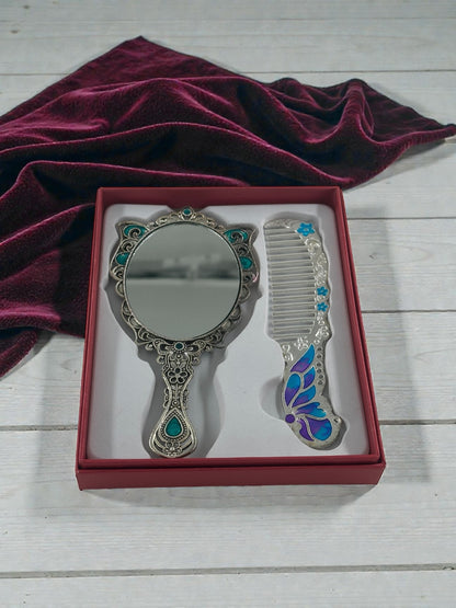 Vintage Taraklı Ayna Seti