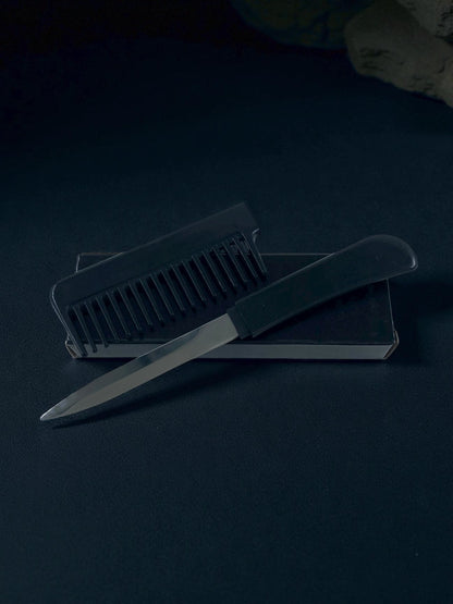 Tarak Görünümlü Gizli Bıçak – Kamufle Edilebilir Savunma Çakısı