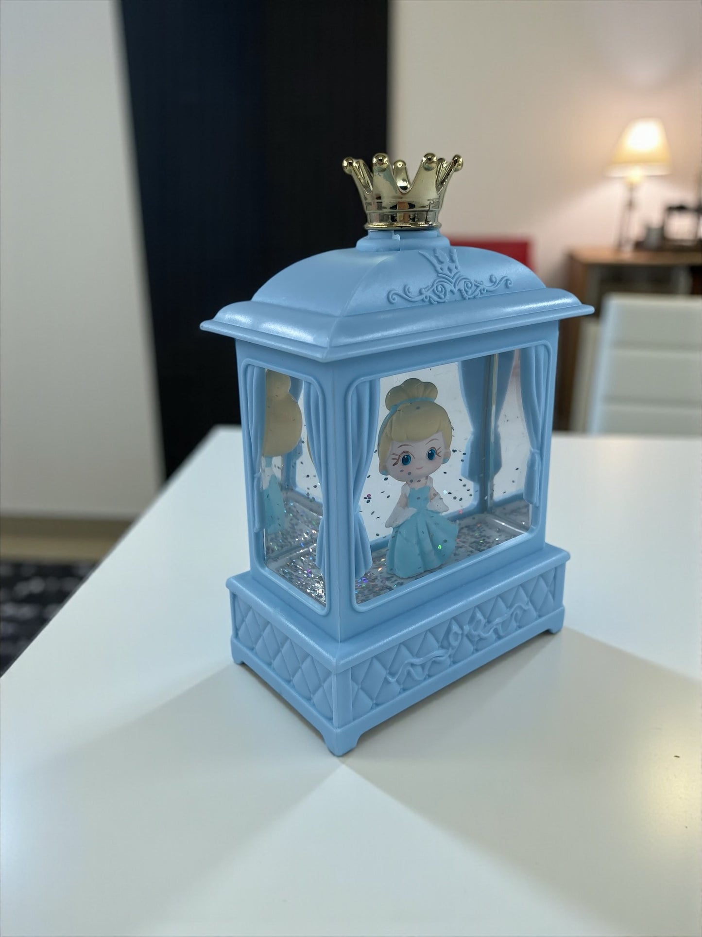 Frozen Işıklı Simli Pls. Fanus