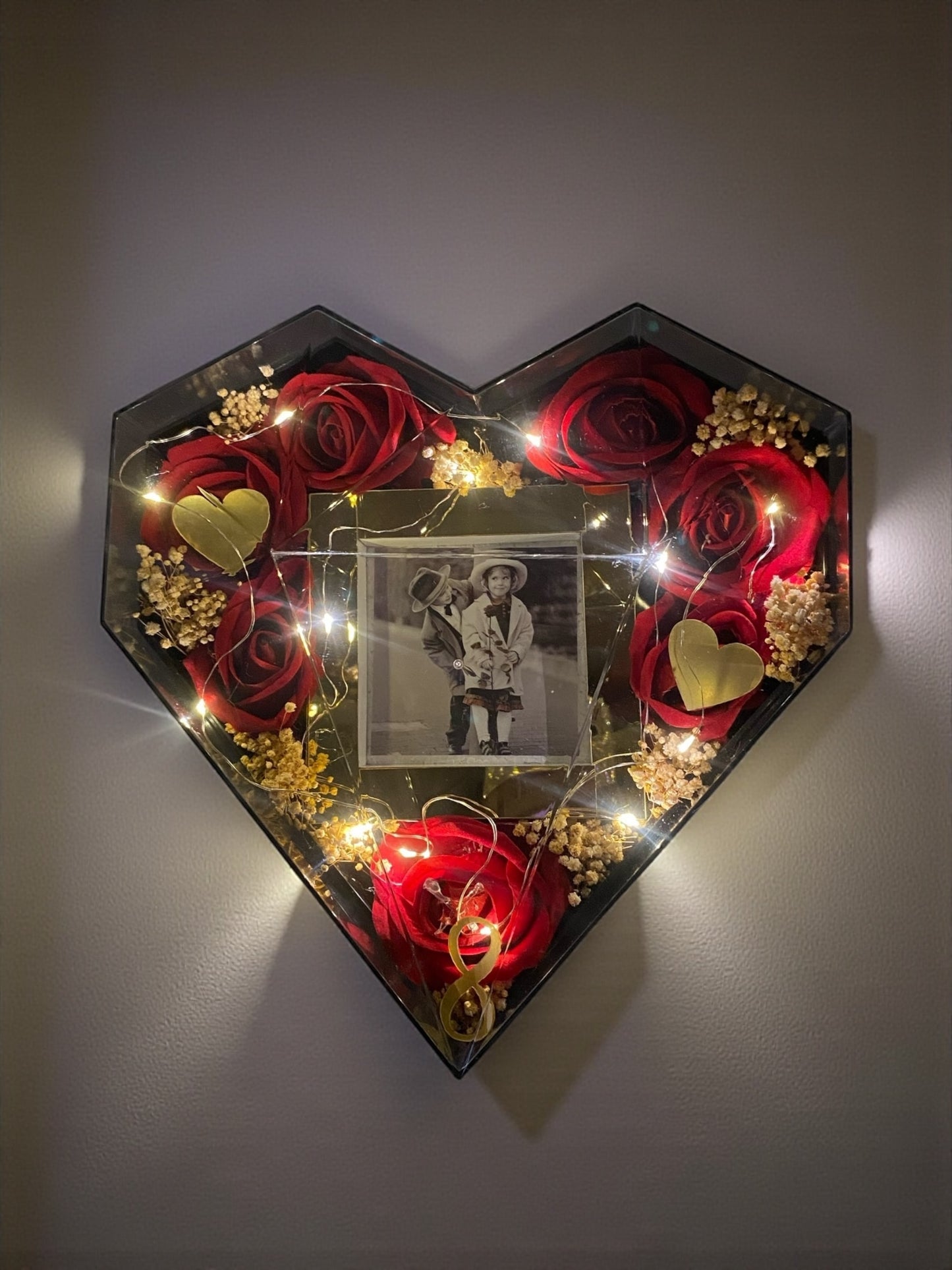 Fotoğraflı Teddy Rose Buketi