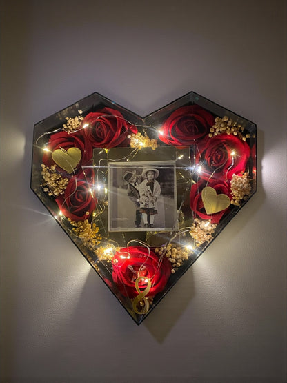 Fotoğraflı Teddy Rose Buketi