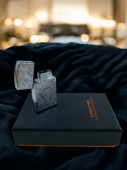 Vintage Gümüş Gazlı Çakmak