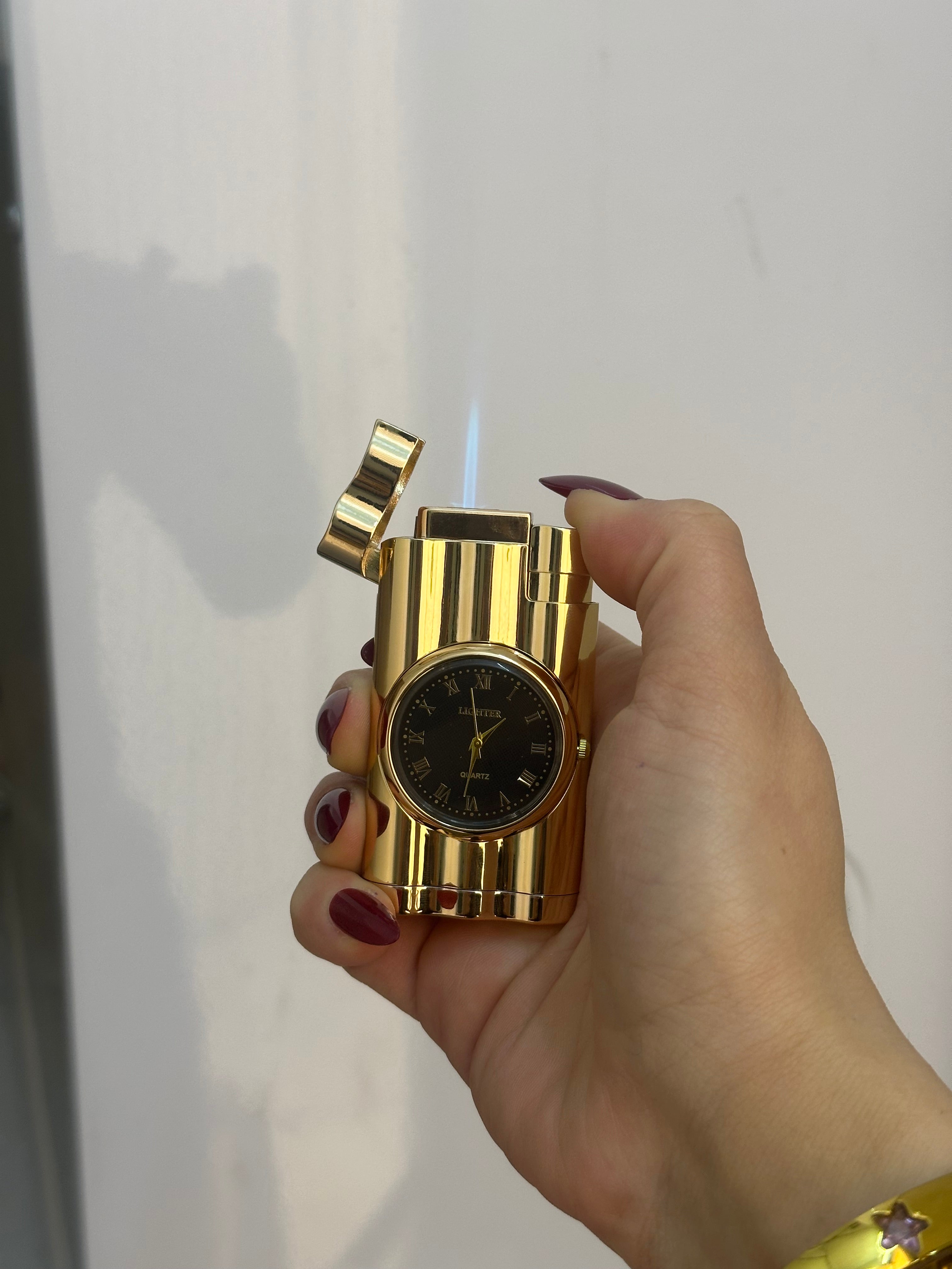 Saatli Model Gazlı Çakmak 2737