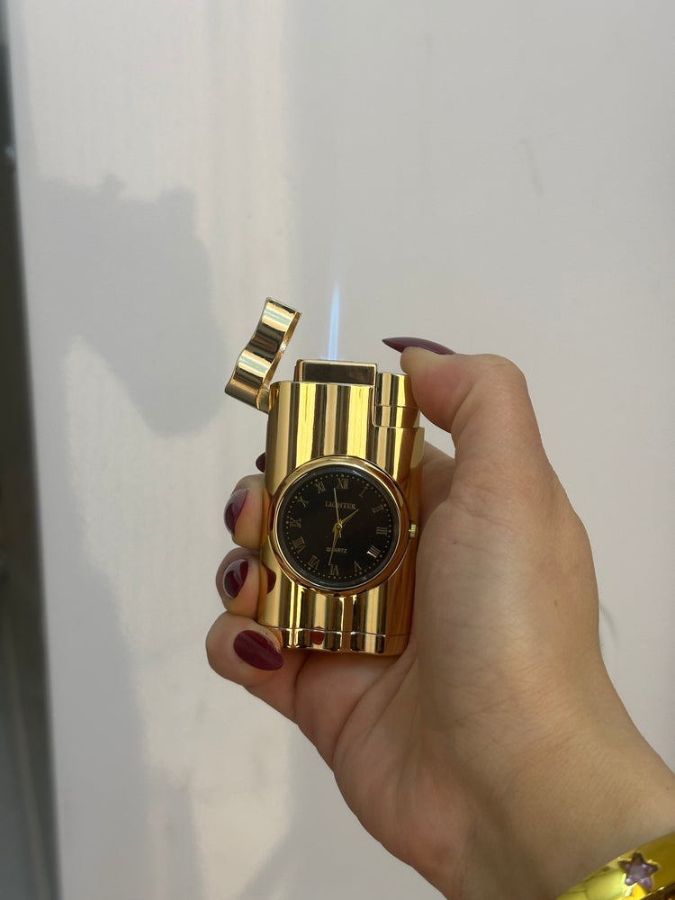 Saatli Model Gazlı Çakmak 2737