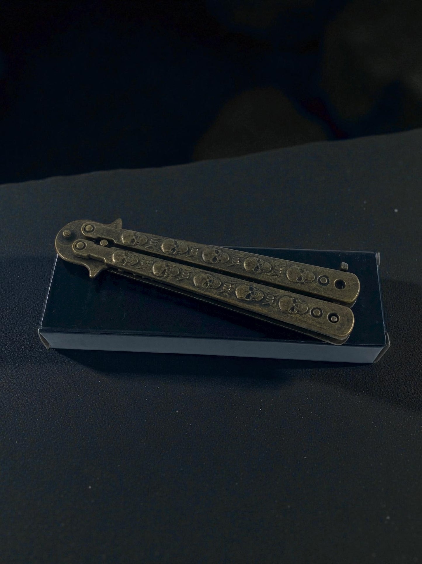 Altın Renk Desenli Kelebek Tarak