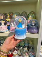 Disney Frozen Temalı Büyük Boy Kar Küresi (Mavi)