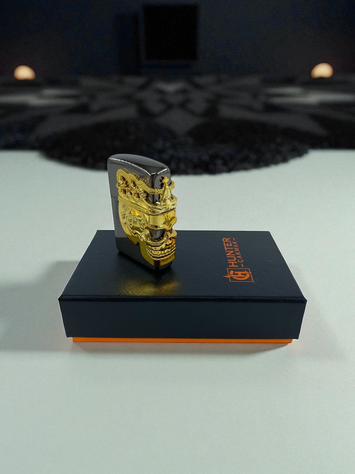 Kuru Kafa Zippo Çakmak 3666