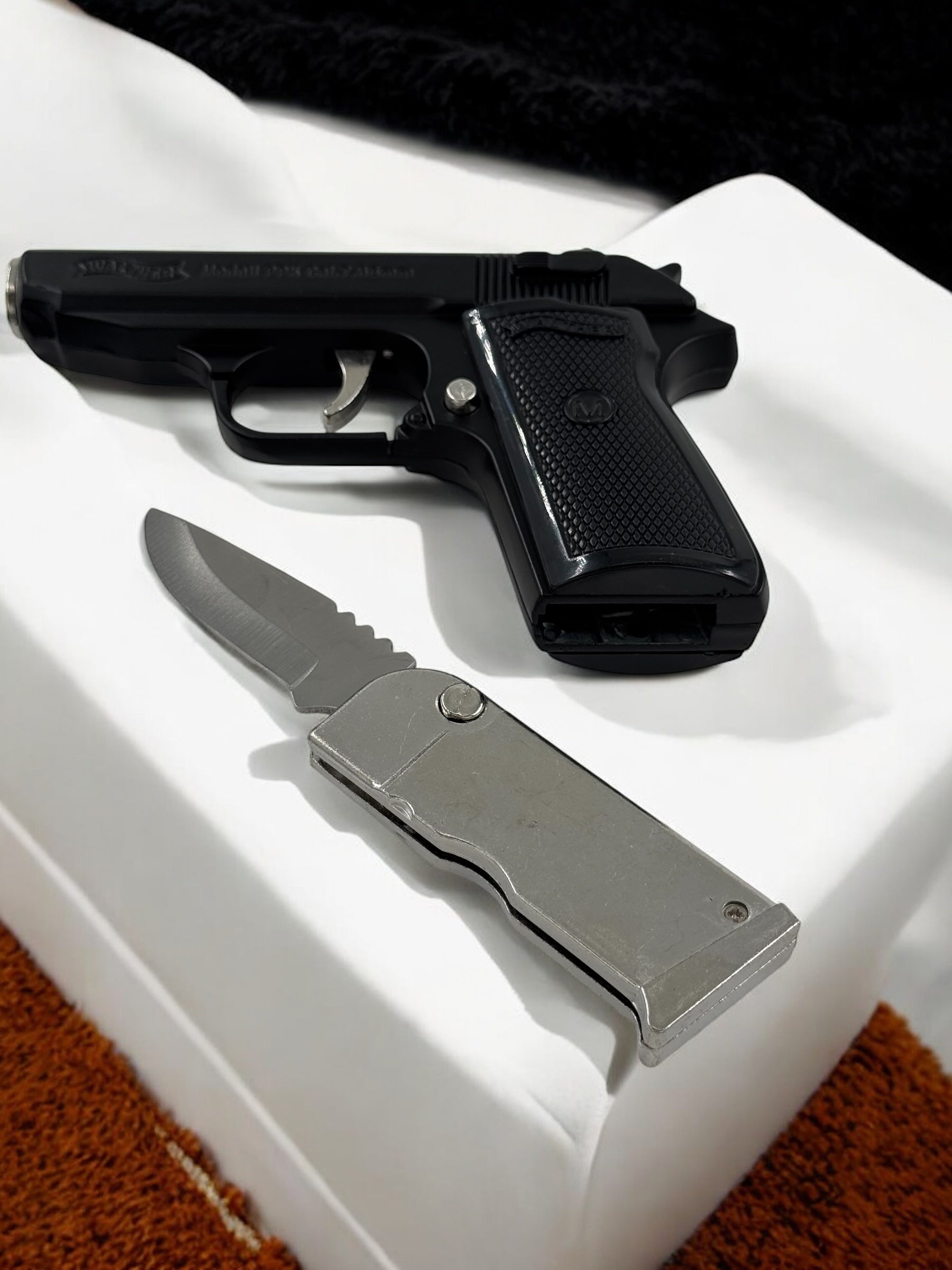 Walther Çakılı Metal Tabanca Modeli Kılıflı Kutusunda 7677