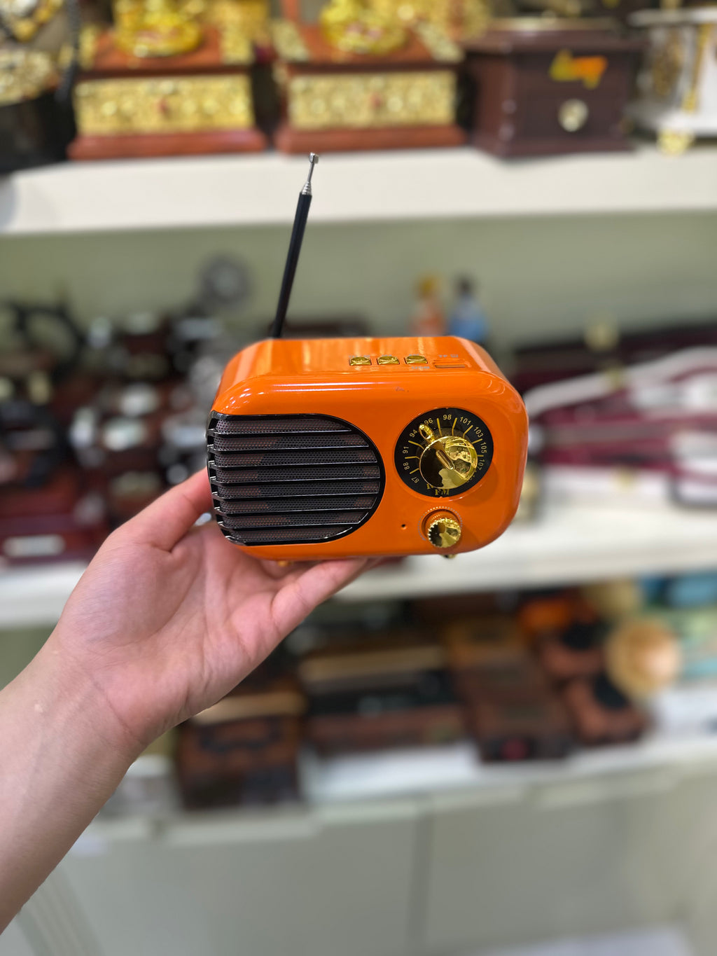 Nostaljik Bluetooth Bağlantılı Radyo