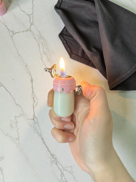 Emzik Biberon Şeklinde Gazlı Çakmak