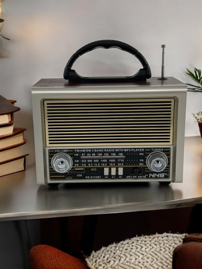 Nostaljik Bluetooth Bağlantılı Radyo NS8133