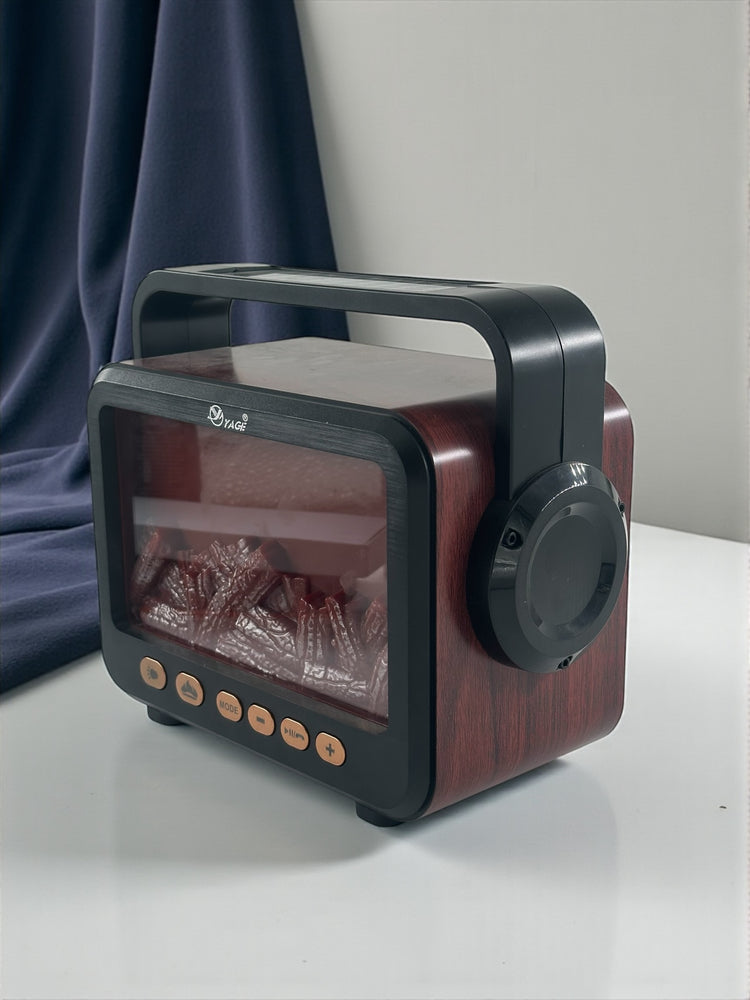 Nostaljik Bluetooth Bağlantılı Şömineli  Radyo YG-850