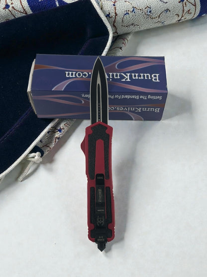 Kemere Takmalı Renkli İçten Çıkmalı Çakı Kırmızı