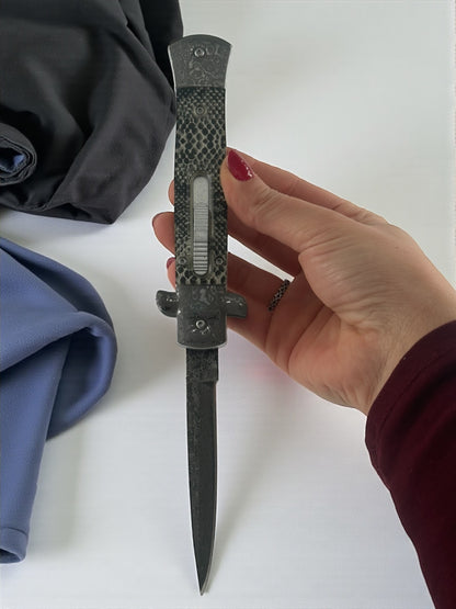 Lux Tank DMS İçten Açmalı Çakı Füme