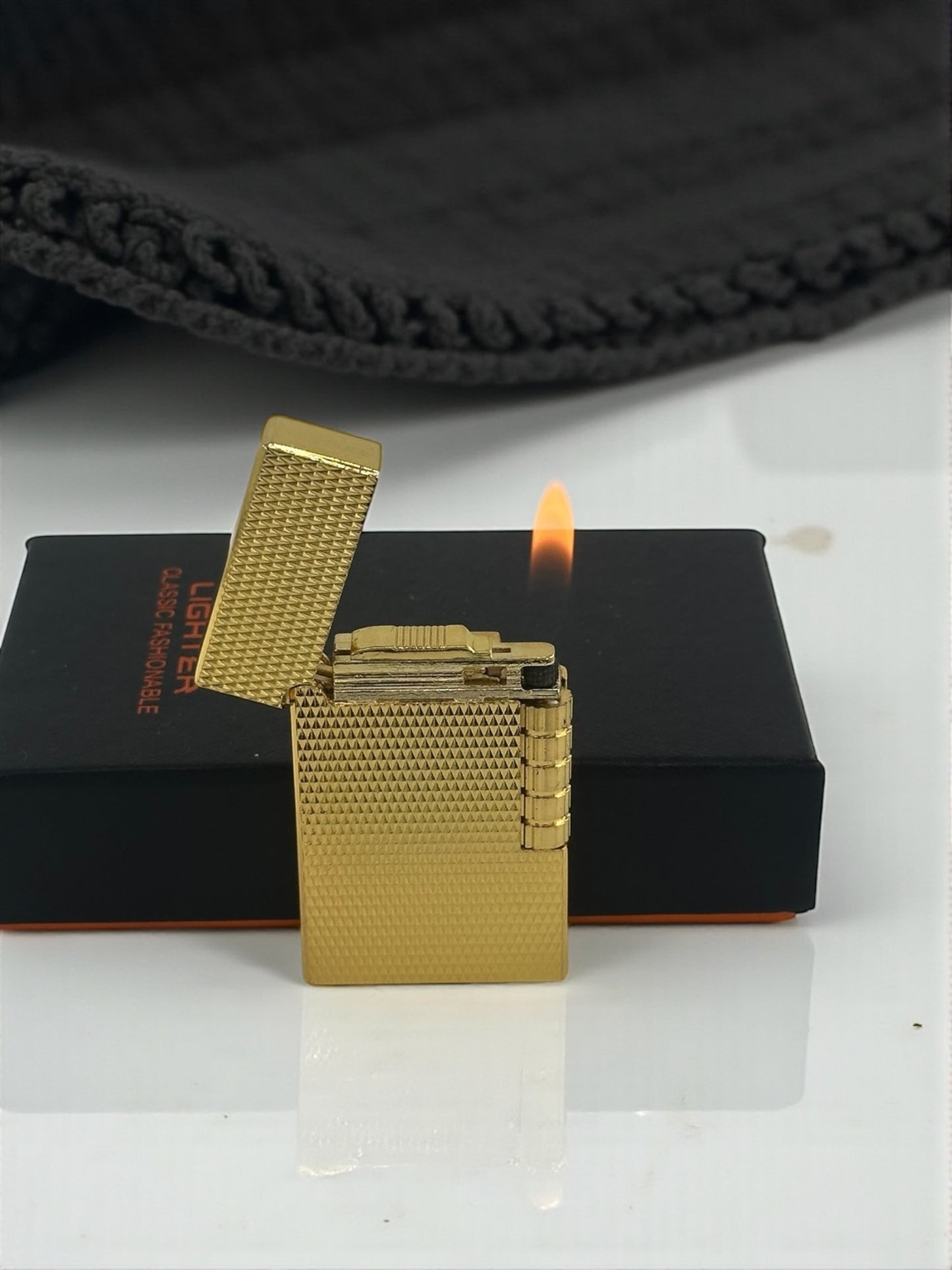 Lüx Görünümlü Dupont Model Metal Çakmak