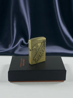 Şahin Başı Figürlü Taşlı Zippo Model Lüks Çakmak