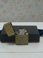 Kurukafa Figürlü Taşlı Zippo Model Lüks Çakmak