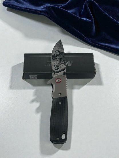 Kurt Figürlü M-Tech Kemere Takmalı Çakı