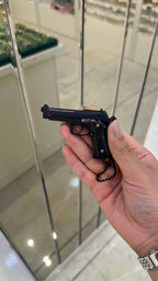 Beretta 9×19 Tabanca Gerçekçi Sökülebilir ve Kurulabilir Metal Anahtarlık