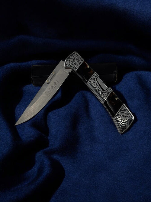 Columbia Desenli Çakı Koyu Kahve A3159-B