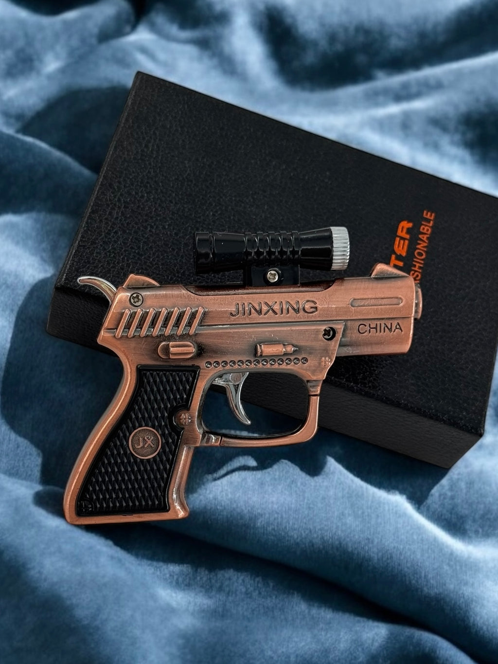 Lazerli Mini Tabanca Çakmak 1677