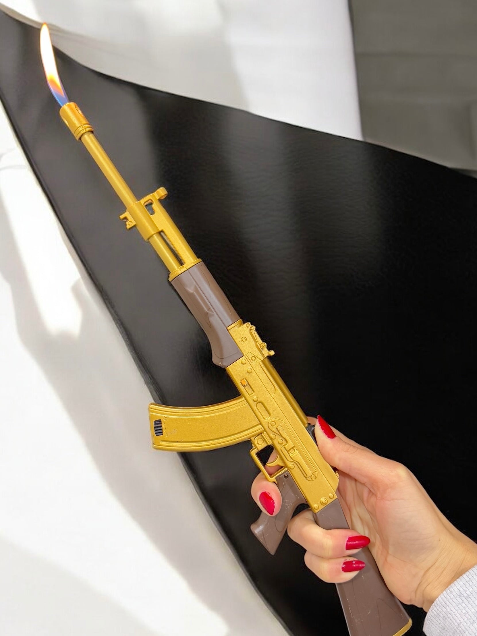 Ak-47 Model Tüfek Şeklinde Çakmak 2378
