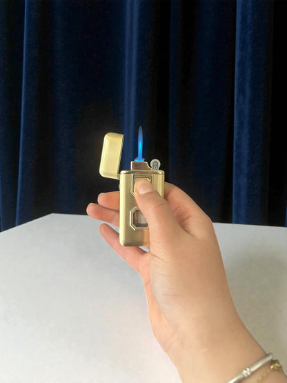 Çift Alevli Taşlı Lüx Gazlı Çakmak